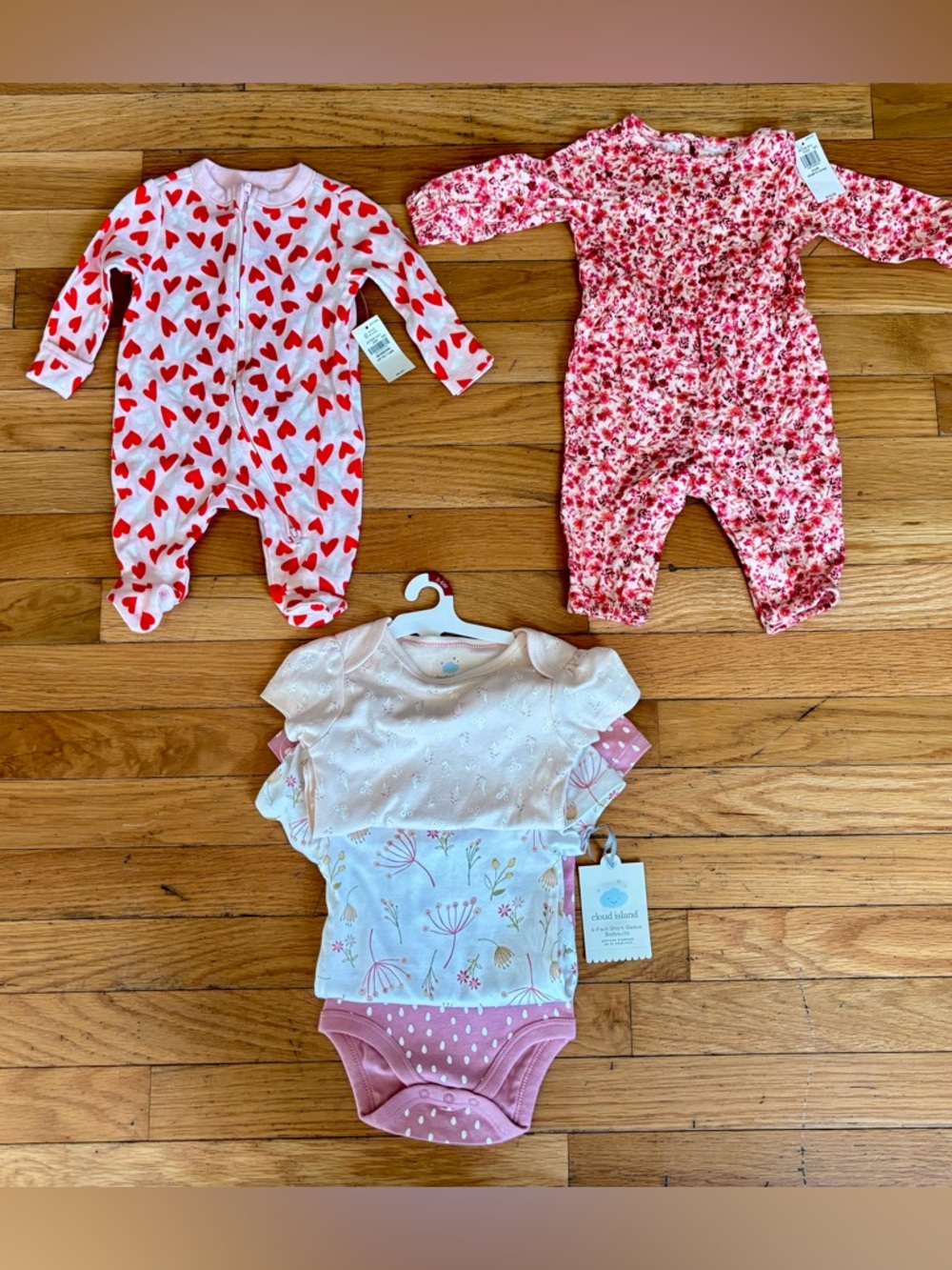 Lot Of 3 Bundle Newborn - 3 Months NWT